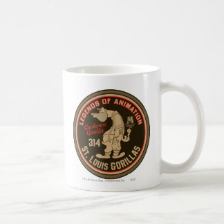 Caneca De Café Feat Do Logotipo Do Gashouse Gorillas. Pitcher