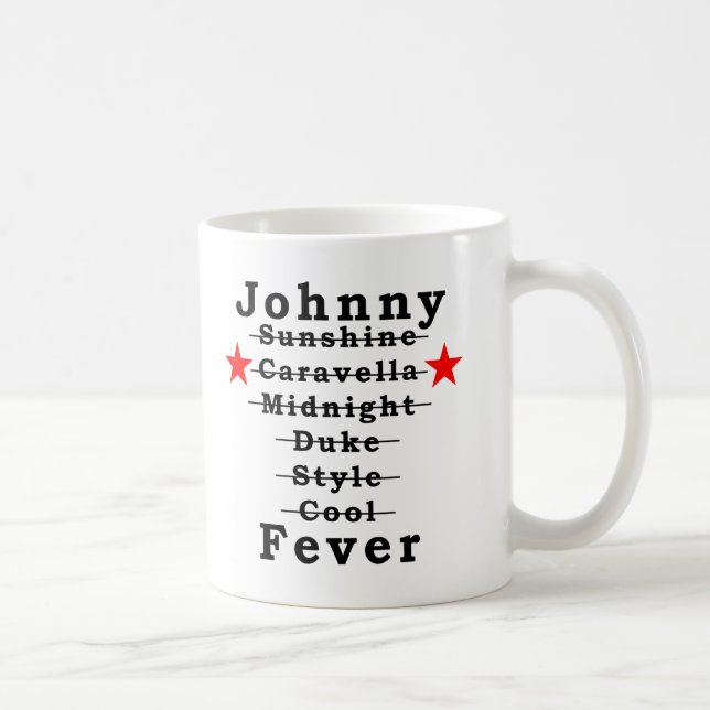 Caneca De Café Febre KRP do KRW Johnny (Direita)