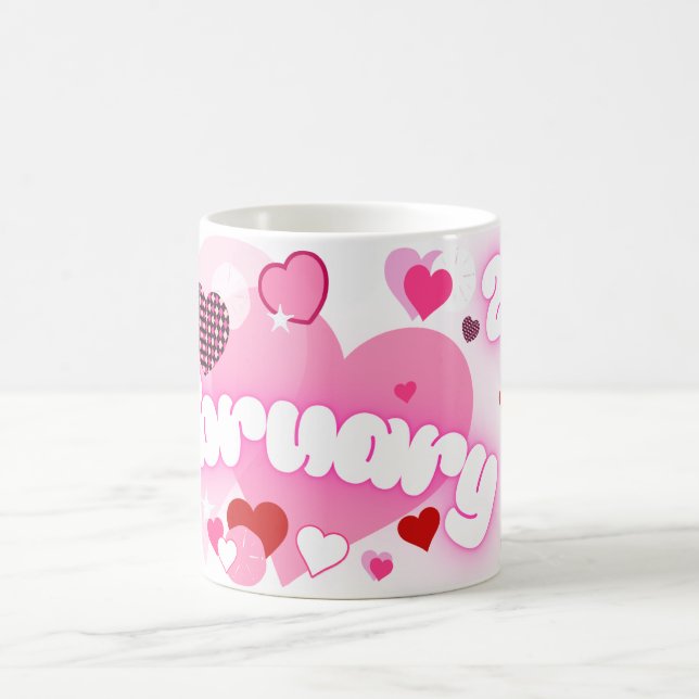 Caneca De Café February 2026 Coffee Mug (Centro)