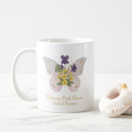 Caneca De Café February Birth Flower Coffee Mug