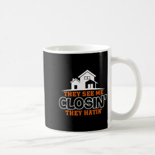 Caneca De Café Fechando S Como Um Chefe Imóveis Engraçado Correto