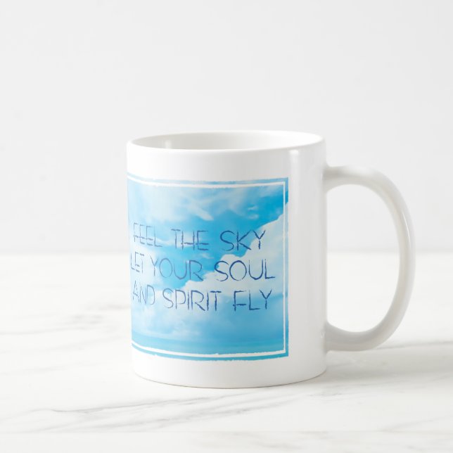 Caneca De Café Feel the sky mug (Direita)
