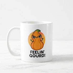 Caneca De Café Feelin Gourd Funny Veggie Pun