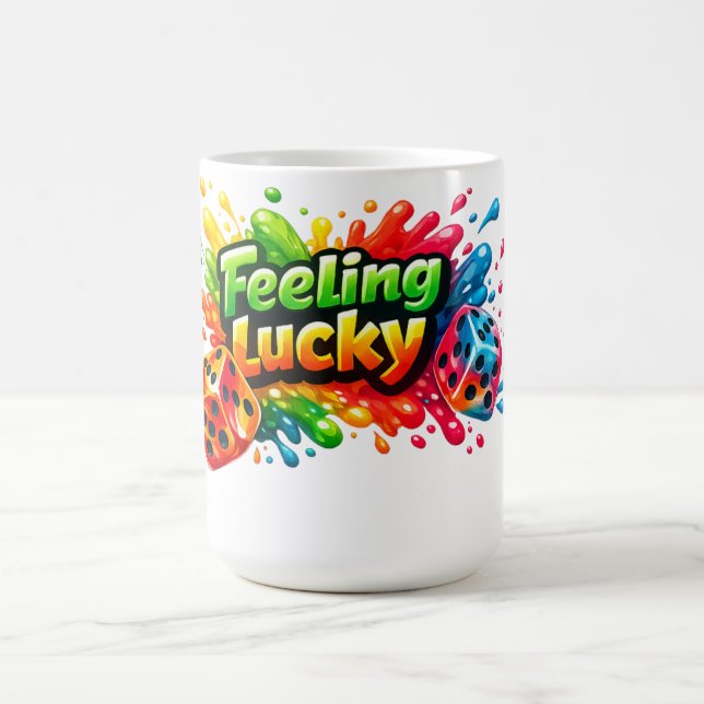 Caneca De Café Feeling Lucky Dice Mug (Centro)