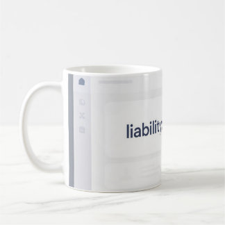 Caneca De Café Feelings Liability Dashboard Funny AI Tech Mug