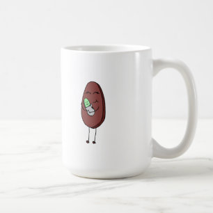 Caneca De Café Feijão da mamã e do bebê!