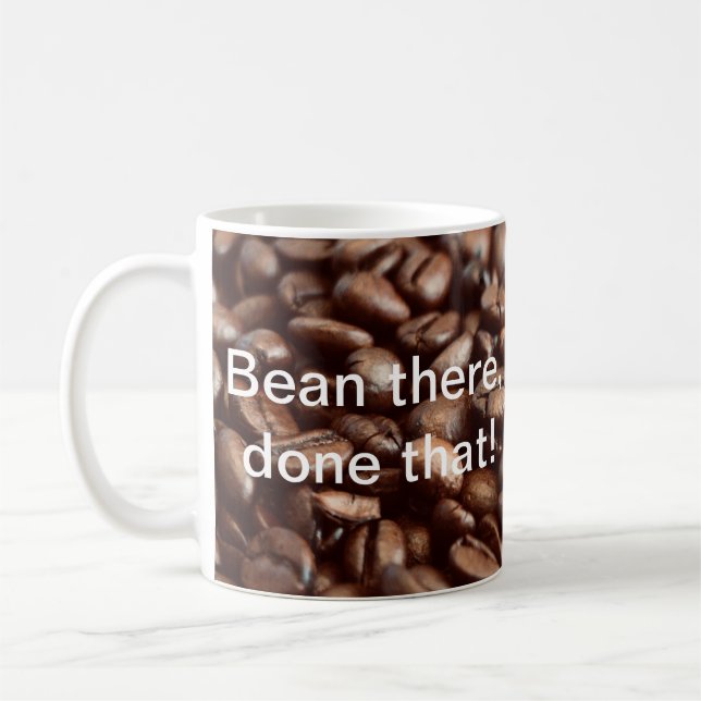 Caneca De Café Feijão Fofo Ali, Já Fiz Isso! (Esquerda)