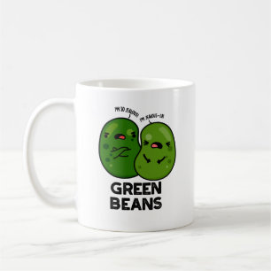 Caneca De Café Feijão Verde Engraçado Ciumento Bean Pun