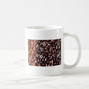 Caneca De Café Feijões de café claros & escuros do assado - vaz