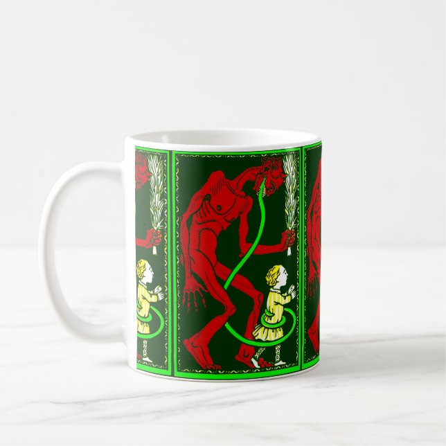 Caneca De Café feio campeão de natal krampus (Esquerda)
