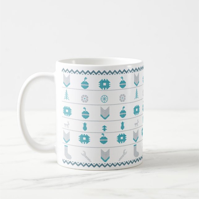 Caneca De Café Feio Natal Feliz (Esquerda)