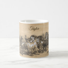 Caneca De Café Feira de Cavalos Personalizada – Rosa Bonheur