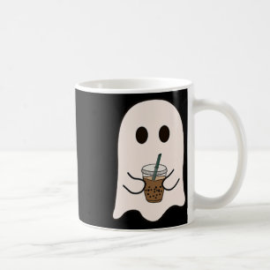 Caneca De Café Feira de Spooky, Cute, Pequeno Ghost, Café Hallowa