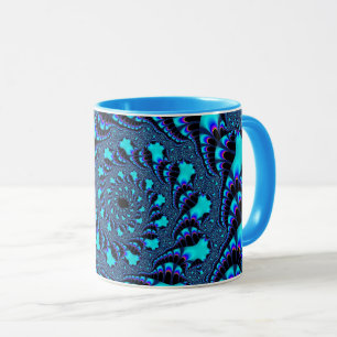 Caneca de café feita sob encomenda da espiral do