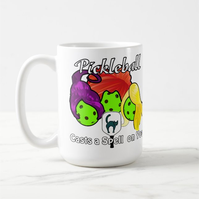 Caneca De Café Feiticeira da Irmã do Pickleball (Esquerda)