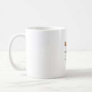 Caneca De Café Feiticeira de Gato Feliz e Bonita com Bats Pumpkin