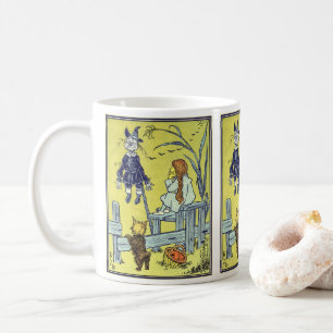 Caneca De Café Feiticeiro Vintage de Oz, Dorothy Toto encontra es