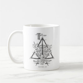 Caneca De Café Feitiço de Harry Potter | Gráfico das RELÍQUIAS DA