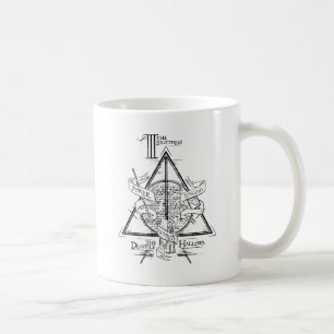 Caneca De Café Feitiço de Harry Potter   Gráfico das RELÍQUIAS DA