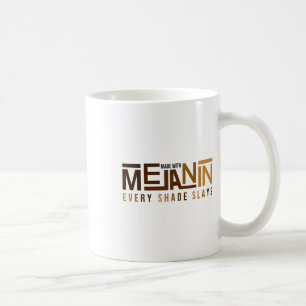 Caneca De Café Feito Com Melanina Magia Menina Preta Beleza Afro