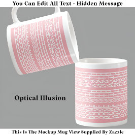 Caneca De Café Feito Com Mensagem Oculta Matemática 120WP Engraça