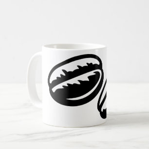 Caneca de Café Feito de Grãos Torrados