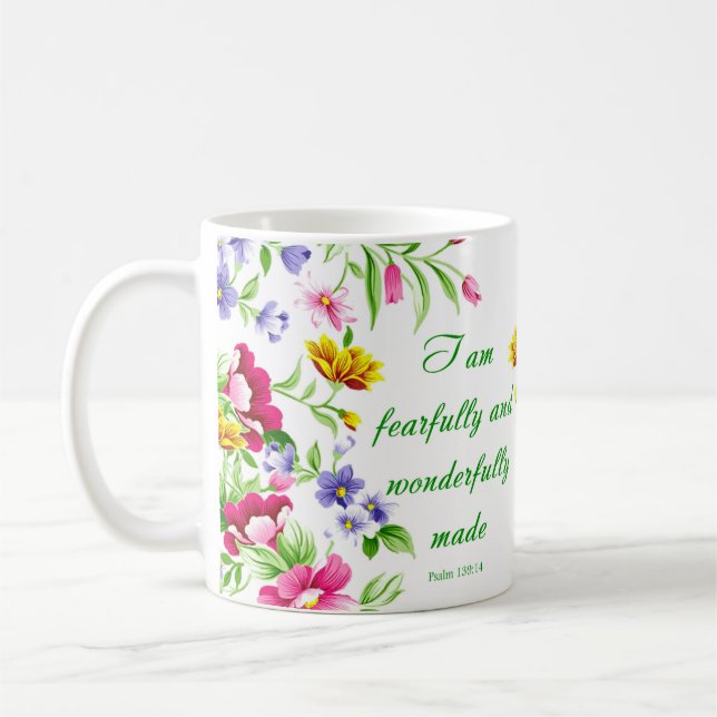 Caneca De Café Feito de maneira maravilhosa e temível (Esquerda)