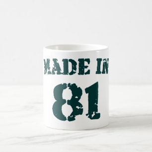 Caneca De Café Feito Em 1981