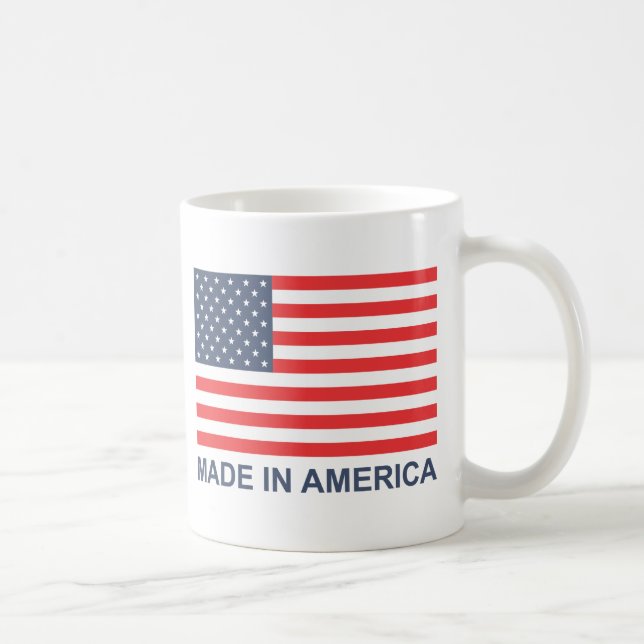 Caneca De Café Feito em América (Direita)