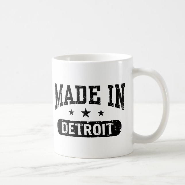 Caneca De Café Feito em Detroit (Direita)