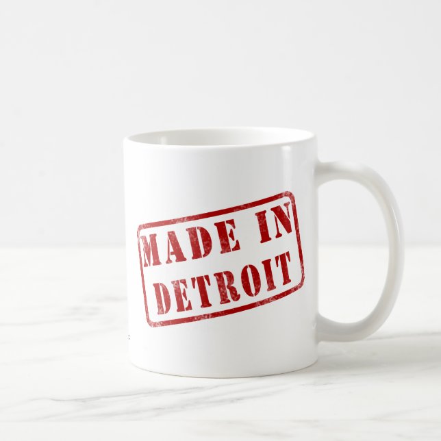 Caneca De Café Feito em Detroit (Direita)