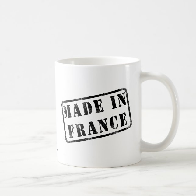 Caneca De Café Feito em France (Direita)