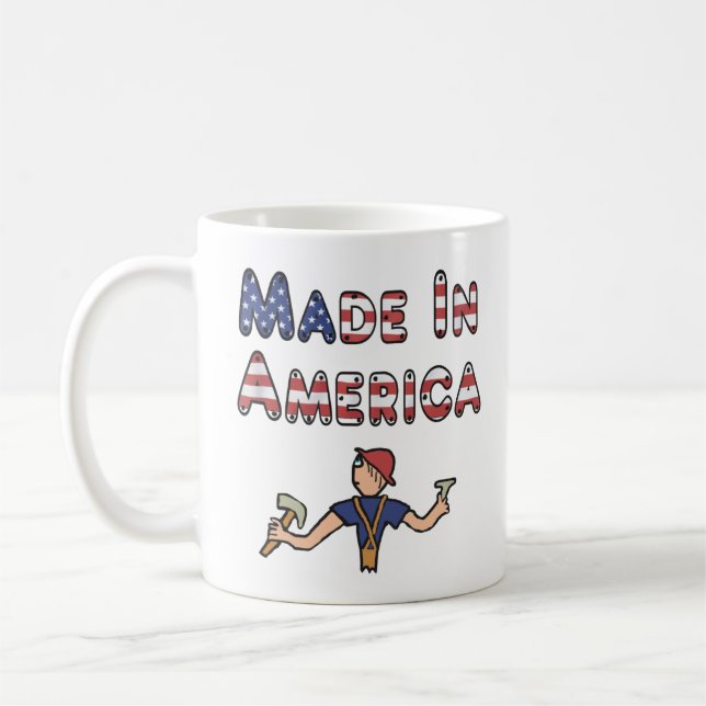 Caneca De Café Feito na América (Esquerda)