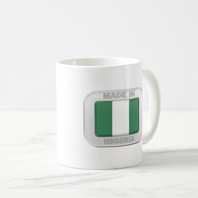 Caneca De Café Feito na Nigéria (Frente Esquerda)