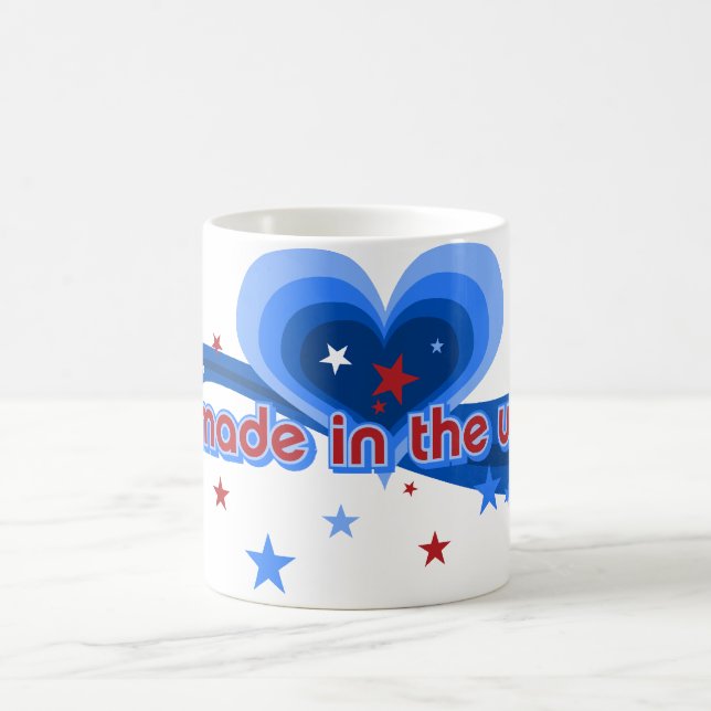 Caneca De Café Feito nos EUA Mugs (Centro)