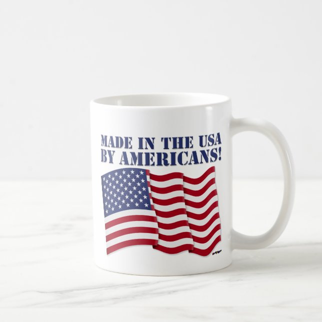 CANECA DE CAFÉ FEITO NOS EUA POR AMERICANOS! (Direita)