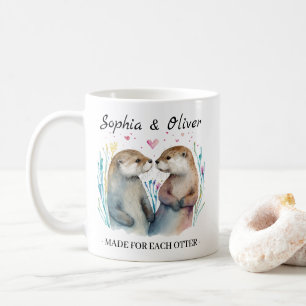 Caneca De Café Feito para cada Dia de os namorados de amor extern