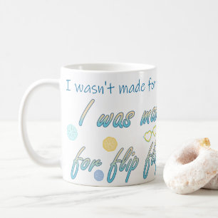 Caneca De Café Feito Para Chinelos