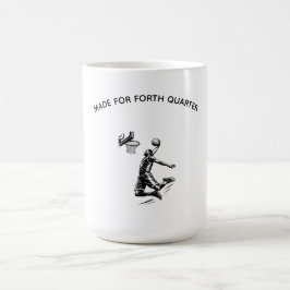 Caneca De Café Feito para o jogador de basquete do quarto quarto