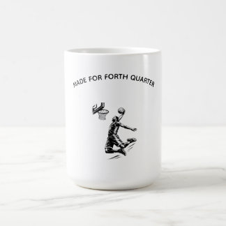 Caneca De Café Feito para o jogador de basquete do quarto quarto