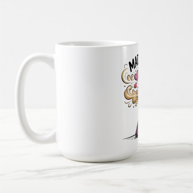 Caneca De Café Feito pela Mamãe (Esquerda)