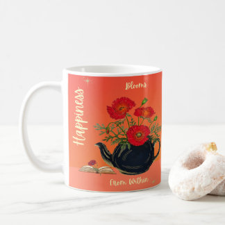 Caneca De Café Felicidade Bloomia de Dentro