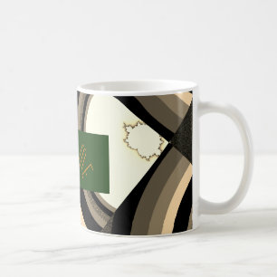 Caneca De Café Felicidade com seu amado, lindo preto, marrom,