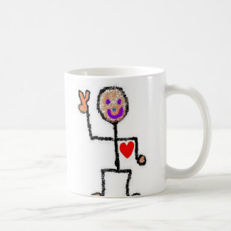 Caneca De Café Felicidade do amor da paz