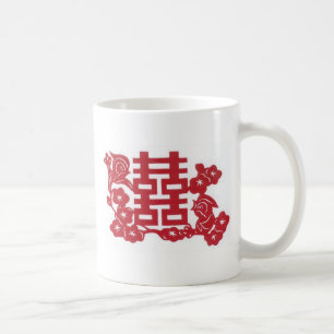 Caneca De Café Felicidade dobro