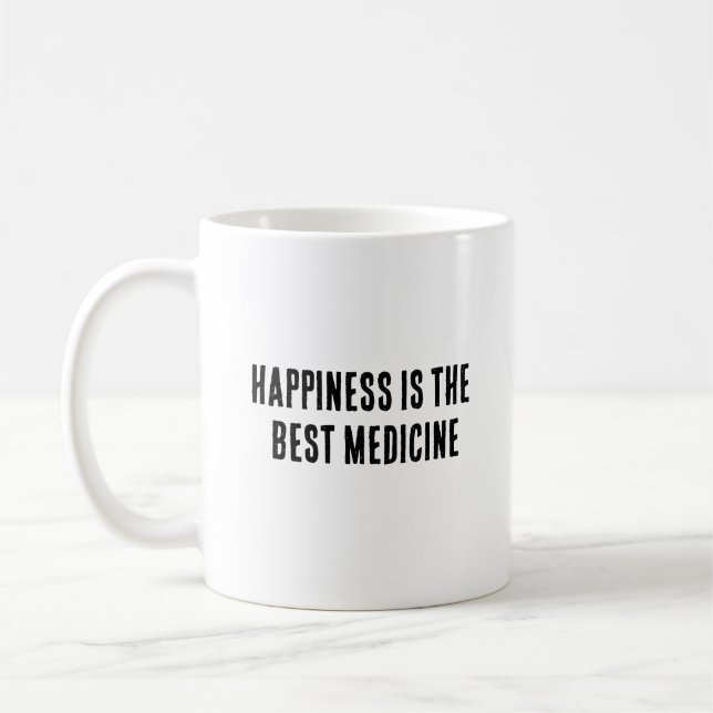 Caneca De Café Felicidade é o melhor remédio (Esquerda)