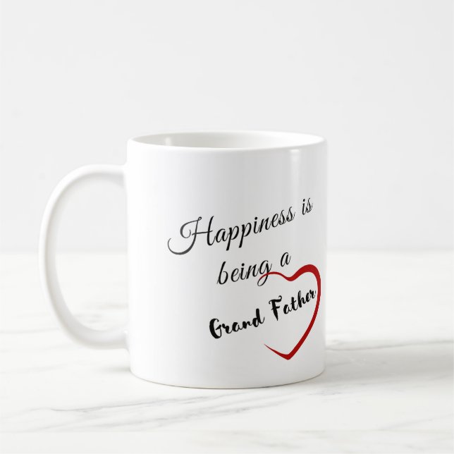 Caneca De Café Felicidade é ser um grande pai (Esquerda)