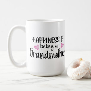 Caneca De Café Felicidade é Ser uma Avó Revelação de Gravidez