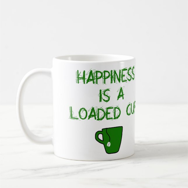 Caneca De Café Felicidade é uma Taça Carregada (Esquerda)