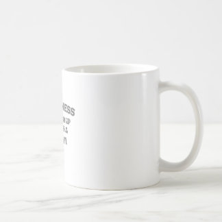 Caneca De Café Felicidade está acordando perto de um Kiwi